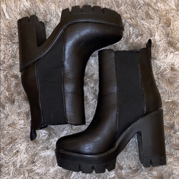 bamboo platform boots